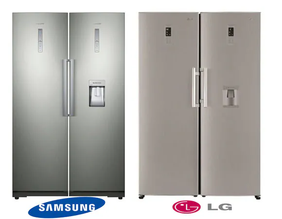 مقایسه یخچال دوقلوی ال جی و سامسونگ