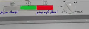 علت روشن شدن چراغ قرمز در فریزر بلومبرگ